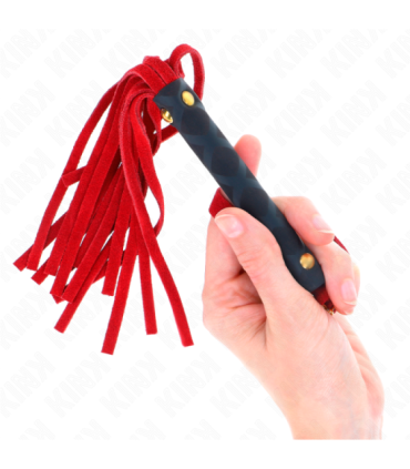 KINK - LÁTIGO MINI PIEL DE ANTE ROJO 30 CM
