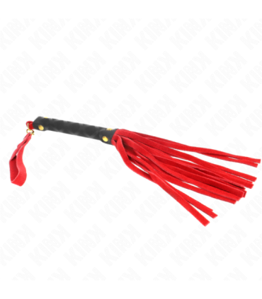 KINK - LÁTIGO MINI PIEL DE ANTE ROJO 30 CM