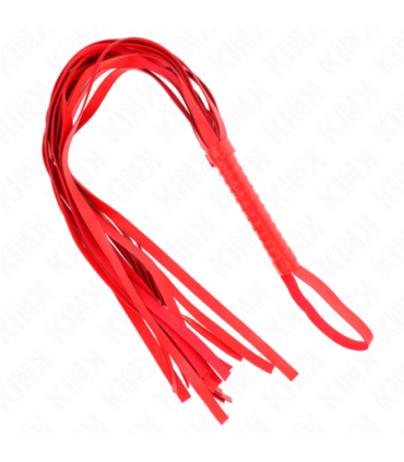 KINK - LÁTIGO DE COLA LARGA Y MANGO CORTO ROJO 70 CM