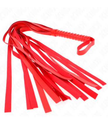 KINK - LÁTIGO DE COLA LARGA Y MANGO CORTO ROJO 70 CM