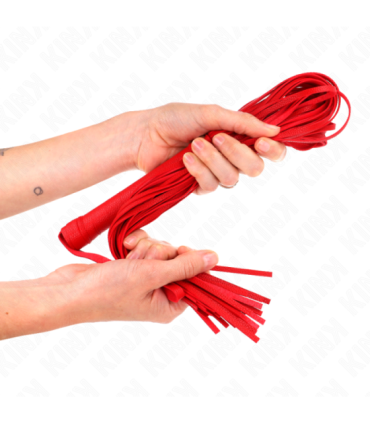 KINK - LÁTIGO PVC BLANDO ROJO 70 CM