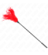 KINK - PLUMAS MÚLTIPLES PARA COSQUILLAS ROJO 45 CM