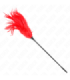 KINK - PLUMAS MÚLTIPLES PARA COSQUILLAS ROJO 45 CM