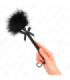 KINK - MASAJEADOR DE CUERDA DE NAILON CON PLUMAS PARA COSQUILLAS Y LAZO NEGRO 25 CM
