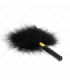 KINK - PLUMAS PARA COSQUILLAS METAL DORADO NEGRA 18 CM