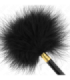 KINK - PLUMAS PARA COSQUILLAS METAL DORADO NEGRA 18 CM