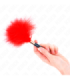KINK - PLUMAS PARA COSQUILLAS METAL DORADO ROJO 18 CM