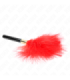 KINK - PLUMAS PARA COSQUILLAS METAL DORADO ROJO 18 CM