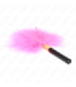 KINK - PLUMAS PARA COSQUILLAS METAL DORADO FUCSIA 18 CM