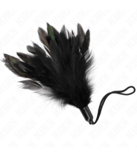 KINK - PLUMAS PARA COSQUILLAS CON MANGO DE CUERDA BASE DE PLÁSTICO 15 CM