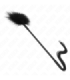 KINK - LÁTIGO DE SILICONA CON PLUMAS PARA COSQUILLAS 47 CM