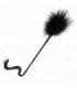 KINK - LÁTIGO DE SILICONA CON PLUMAS PARA COSQUILLAS 47 CM