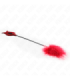 KINK - PLUMAS PARA COSQUILLAS CON PALETA FORMA DE ROSA 38 CM