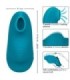 CALEXOTICS - ENVY MASAJEADOR DE BOLA RODANTE 7 VIBRACIONES AZUL