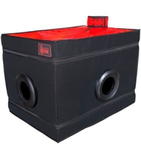 SECRET DOME - KINK CLUB LA NICHE CABINA  NEGRO & ROJO