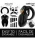 ADDICTED TOYS LOCKED - OBSIDIAN HOLD JAULA PARA PENE TALLA M