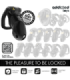 ADDICTED TOYS LOCKED - MINDNIGHT CELL JAULA PARA PENE TALLA L