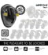 ADDICTED TOYS LOCKED - KEYLESS RESTRAINT JAULA PARA PENE 11,5 CM
