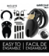 ADDICTED TOYS LOCKED - OBSIDIAN HOLD JAULA PARA PENE TALLA S