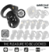 ADDICTED TOYS LOCKED - SILENT KEEP JAULA PARA PENE 7,5 CM