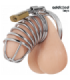 ADDICTED TOYS LOCKED - IRON CELL JAULA PARA PENE DE METAL 4 CM TALLA S
