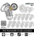 ADDICTED TOYS LOCKED - IRON CELL JAULA PARA PENE DE METAL 5 CM TALLA L