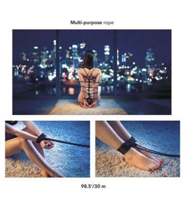 CALEXOTICS - SCANDAL CUERDA BDSM NEGRA 30 M