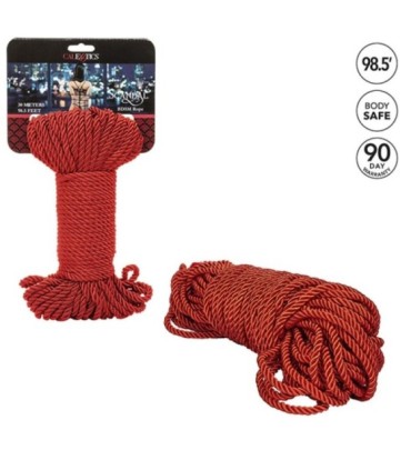 CALEXOTICS - SCANDAL CUERDA BDSM ROJA 30 M