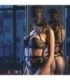 CALEXOTICS - SCANDAL PASAMONTAÑAS DE ENCAJE NEGRO CON LAZO