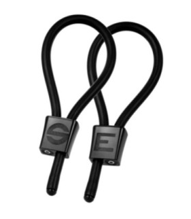 ELECTRASTIM - PRESTIGE ELECTRA LOOPS ANILLOS DE PENE AJUSTABLES NEGRO