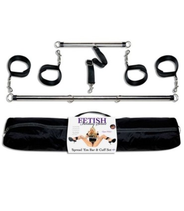 FETISH FANTASY SERIES - SET RESTRICCION BARRAS Y ESPOSAS FETISH