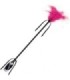 SECRETPLAY - FUSTA & PLUMA NEGRO Y FUCSIA
