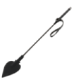DARKNESS - FUSTA SILICONA NEGRO 60CM
