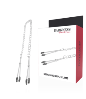 DARKNESS - PINZAS AJUSTABLES PARA PEZONES METAL