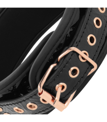 BEGME - BLACK EDITION COLLAR CON CADENAS Y PINZAS PEZONES CON FORRO DE NEOPRENO