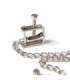 OHMAMA FETISH - PINZAS METALICAS TORNILLO CON CADENA