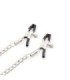 OHMAMA FETISH - MORDAZA DE ANILLA CON CADENAS Y PINZAS PEZONES