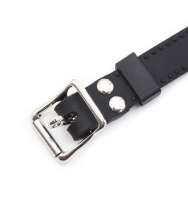 OHMAMA FETISH - MORDAZA DE ANILLA CON CADENAS Y PINZAS PEZONES