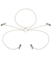 OHMAMA FETISH - 4 PINZAS PEZONES CON COLLAR DE CADENAS