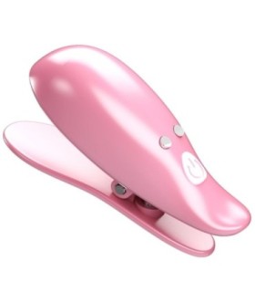 PRETTY LOVE - LEAF PINZAS VIBRATORIAS PARA PEZONES ROSA