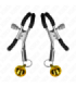 KINK - PINZAS PARA PEZONES CON CAMPANILLA DORADA 6 CM