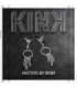 KINK - PINZAS PARA PEZONES CON ARO Y PEQUEÑAS CADENAS PLATEADO 6 CM