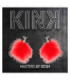 KINK - PINZAS PARA PEZONES CON PLUMA ROJO 7 CM
