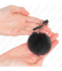 KINK - PINZAS PARA PEZONES CON POMPÓN NEGRO 6 CM
