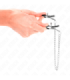 KINK - PINZAS PARA PEZONES CON CADENA FINA 30 CM