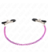 KINK - PINZAS PARA PEZONES CON CADENA VIOLETA 30 CM