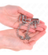 KINK - PINZAS PARA PEZONES COMPRESORA TORNILLO DE BANCO CON CADENA 30 CM