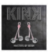 KINK - PINZAS PARA PEZONES LUMINOSAS FORMA CALABERA CON CASCABEL SONORO AJUSTABLE ROSA / PLATEADO