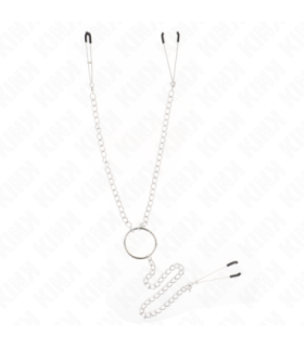 KINK - PINZAS PARA PEZONES Y CLÍTORIS CON CADENA 30 CM MODELO 1