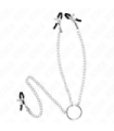 KINK - PINZAS PARA PEZONES Y CLÍTORIS CON CADENA 30 CM MODELO 2